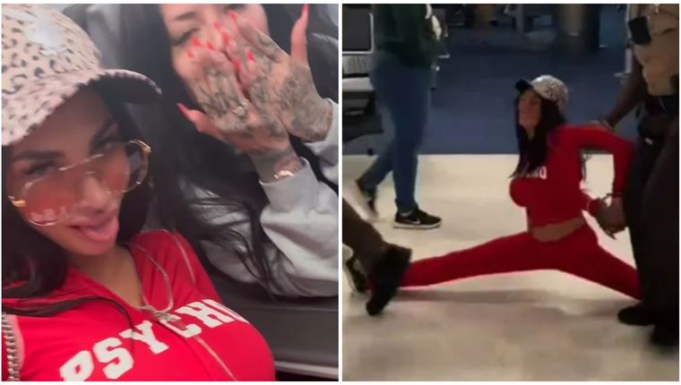 Μοντέλα του OnlyFans έκαναν χαμό σε πτήση, συνελήφθησαν και έκαναν σπαγκάτο (video)