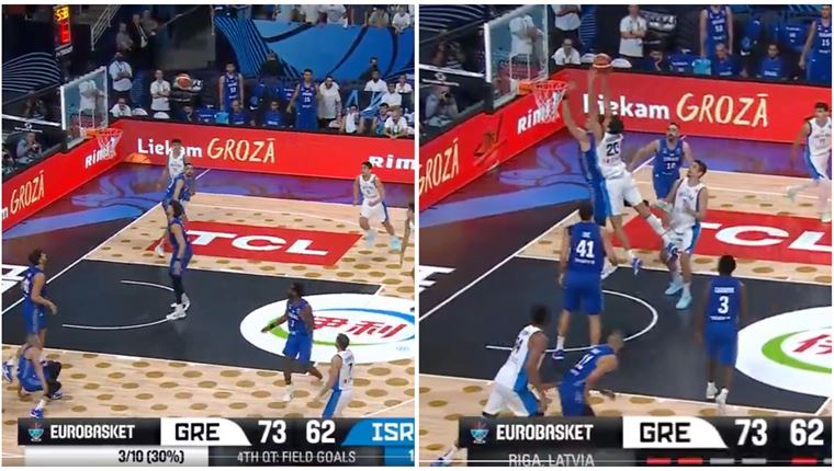 Το επικό στιγμιότυπο από το Ελλάδα-Ισραήλ που θέλουμε να βλέπουμε συνέχεια (βίντεο)