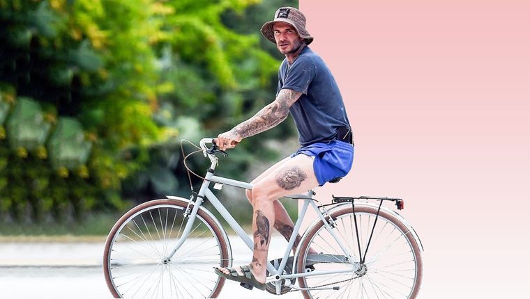 Το beach look του David Beckham