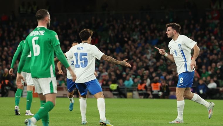 Ιρλανδία-Ελλάδα: Τρομερή η Εθνική μας κέρδισε 0-2 με υπέροχο γκολ του Ιωαννίδη (video)