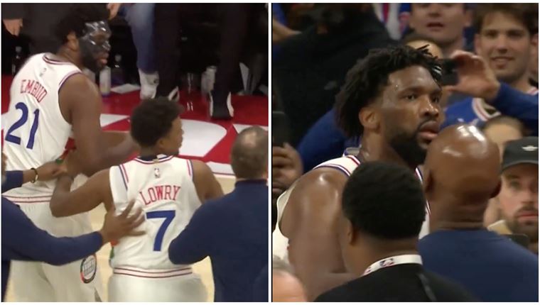 O Joel Embiid των Σίξερς αποβλήθηκε και αυτό δεν πήγε πολύ καλά (video)