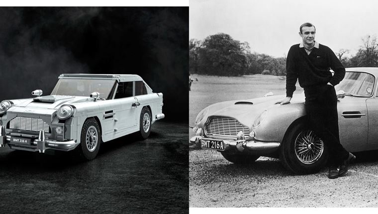 Η LEGO μόλις έφτιαξε την Aston Martin DB5 του James Bond