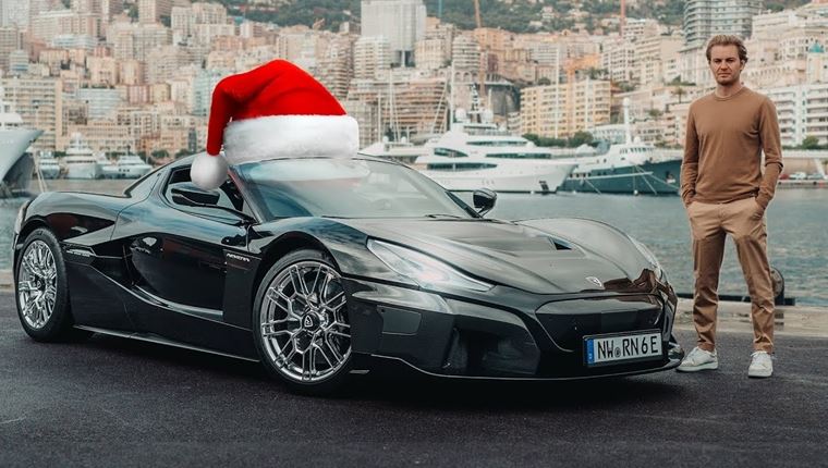 O Nico Rosberg κλειδώθηκε έξω από το Rimac Nevera