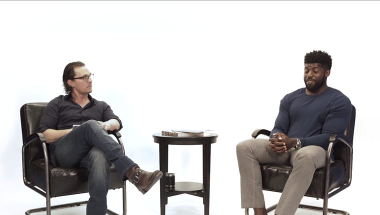 Ο Matthew McConaughey σε &quot;Άβολες Συζητήσεις Με Έναν Μαύρο Άντρα&quot;