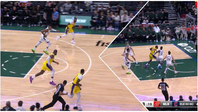 Ο Γιάννης Αντετοκούνμπο έριξε μία τάπα στον Lebron James που θα την θυμάται χρόνια (video)