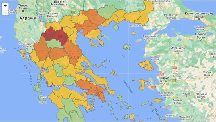 Οι νέες αλλαγές στον χάρτη υγειονομικής ασφάλειας και προστασίας