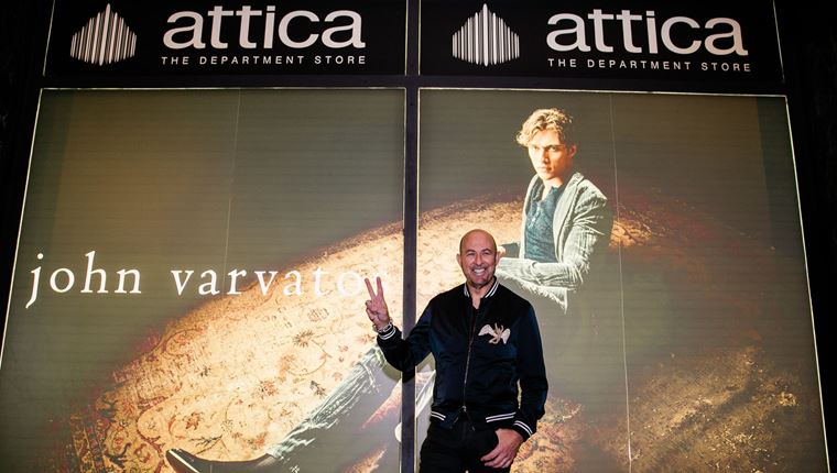 Στην παρουσίαση της συλλογής του John Varvatos για τους Led Zeppelin στο attica City Link