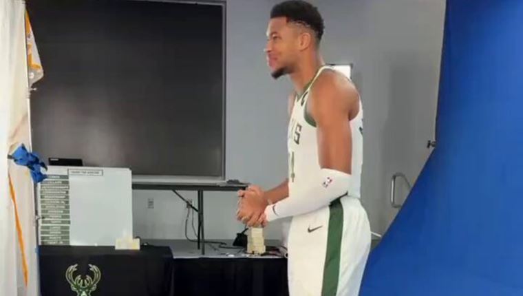 Γιάννης Αντετοκούνμπο: Μετά το πιλάτες έπιασε την σάμπα (video)