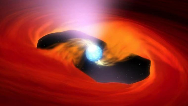 Η συναρπαστική στιγμή που ένα νεκρό αστέρι καταπίνει ένα άστρο