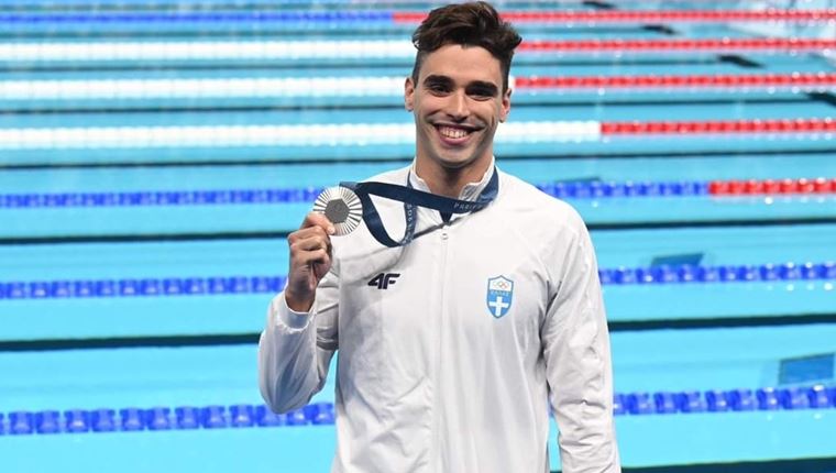 &#39;Ασημένιος&#39; ο Απόστολος Χρήστου στα 200μ. ύπτιο