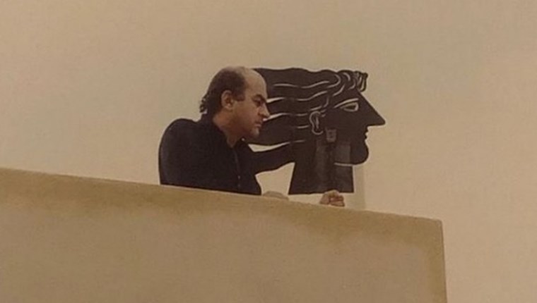 Ο Αλέκος Φασιανός με τον Γιάννη Τσαρούχη στο Παρίσι των 80s