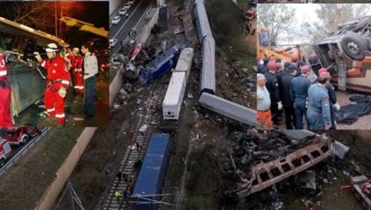Σύγκρουση τρένων στα Τέμπη: Τρεις τραγωδίες σε 24 χρόνια