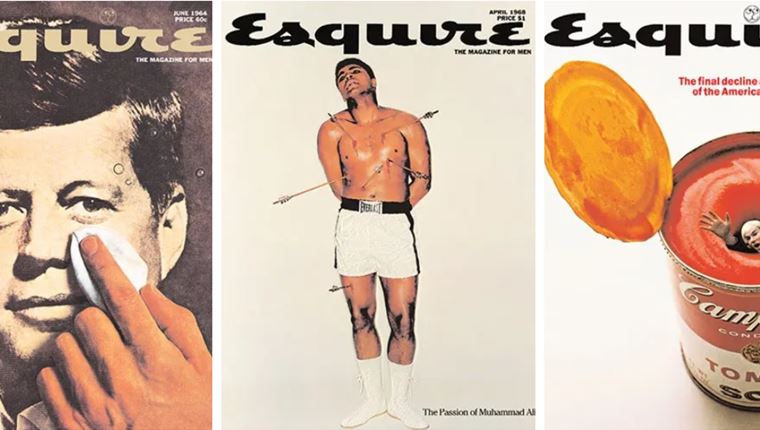 Τα μαγικά Esquire εξώφυλλα του George Lois