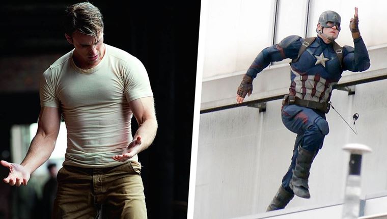 H σωματική μεταμόρφωση του Chris Evans