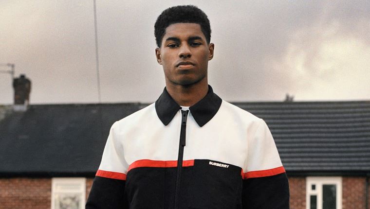 Ο Marcus Rashford ενώνει τις δυνάμεις του με τον οίκο Burberry