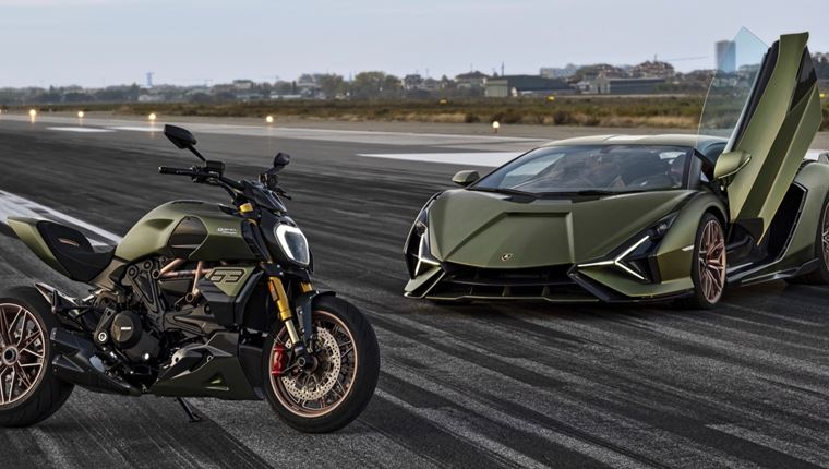 Ducati και Lamborghini παρουσιάζουν μία απίθανη μοτοσυκλέτα