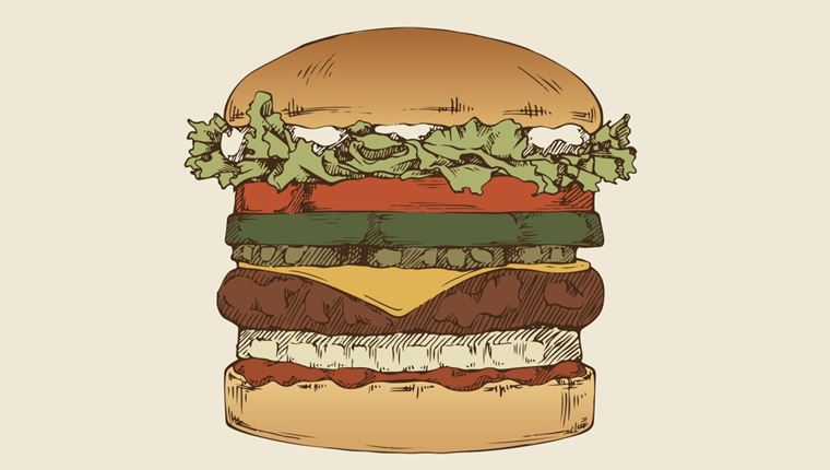 Το burger με μοσχαρίσιο κιμά είναι κλασική αξία