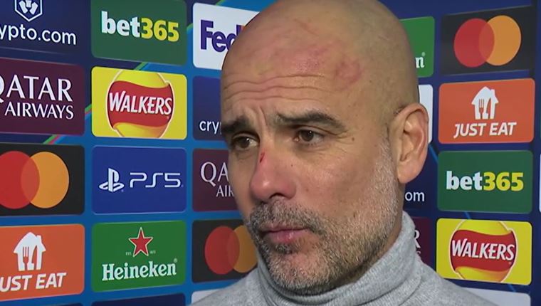 Ο Guardiola εμφανίστηκε με πληγές στο πρόσωπο-τι έχει συμβεί