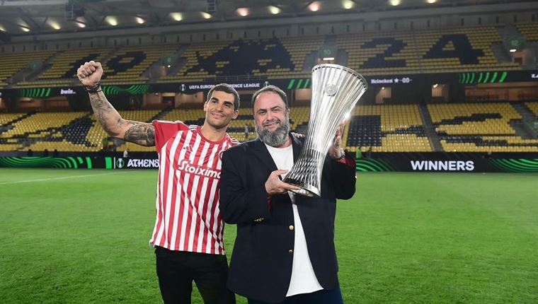 Μιλτιάδης Μαρινάκης, ο γιος του Βαγγέλη Μαρινάκη μόλις έκανε τατουάζ το τρόπαιο του Conference League