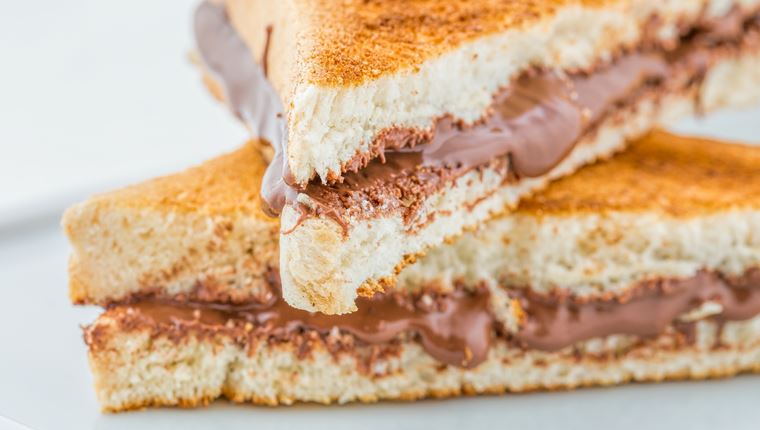 Club Sandwich αλλά με σοκολάτα