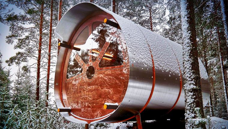 Οι πολυτελείς eco-friendly καμπίνες που σε στέλνουν κατευθείαν στο δάσος