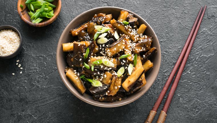 Teriyaki αλλά με μελιτζάνες