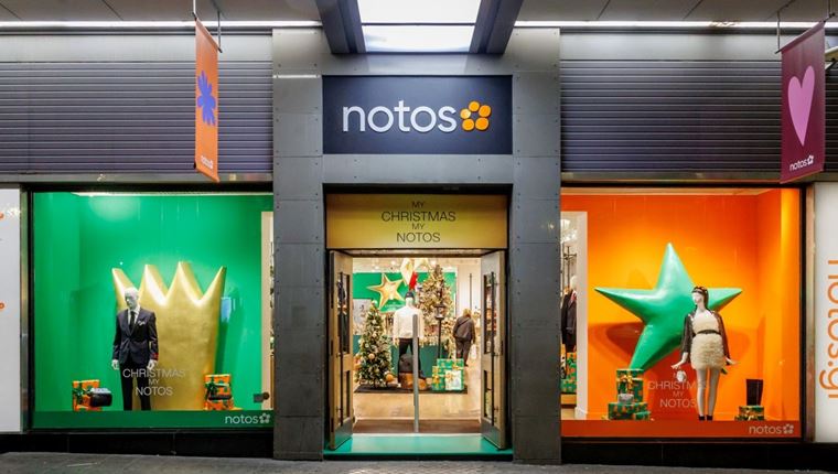 Tα ανανεωμένα πολυκαταστήματα notos γιορτάζουν την πιο λαμπερή εποχή του χρόνου