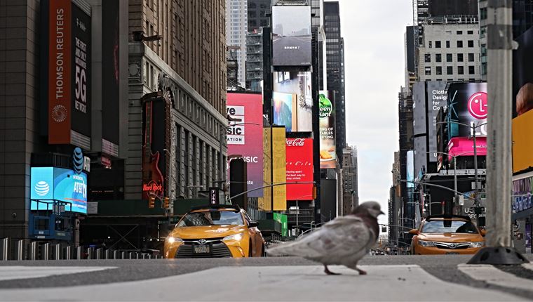 Φωτογραφίες από την αποκλεισμένη Νέα Υόρκη