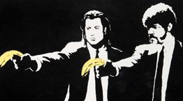 To Pulp Fiction του Banksy πουλήθηκε για €140.000