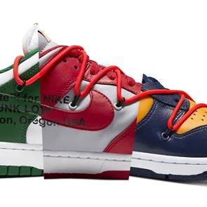 Ο Virgil Abloh μεταμορφώνει τα θρυλικά Dunk Low της <em>Nike</em>