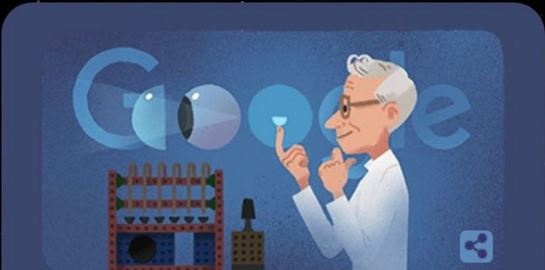 O Otto Wichterle, o εφευρέτης των φακών επαφής έγινε Google Doodle