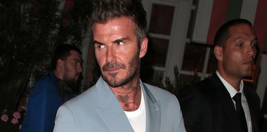 Το απόλυτα 80s tailoring look του David Beckham