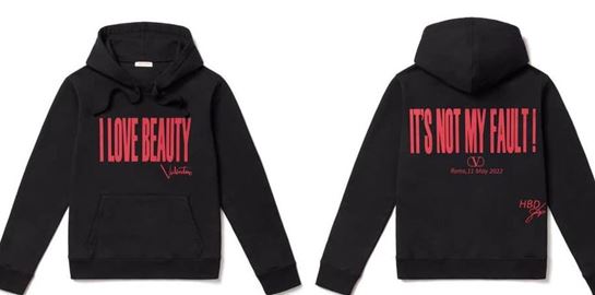 Ένα hoodie για τα 90 χρόνια Valentino