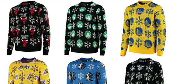 Τα χριστουγεννιάτικα Jumpers του NBA επιστρέφουν