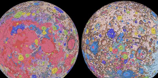 Ο πρώτος γεωλογικός χάρτης της Σελήνης είναι έργο τέχνης