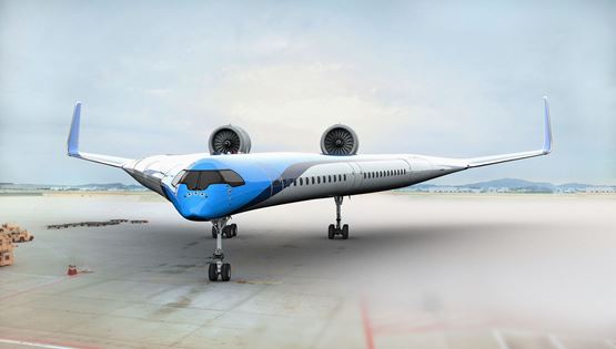 Το αεροπλάνο σε σχήμα V θα μεταφέρει επιβάτες στα φτερά του