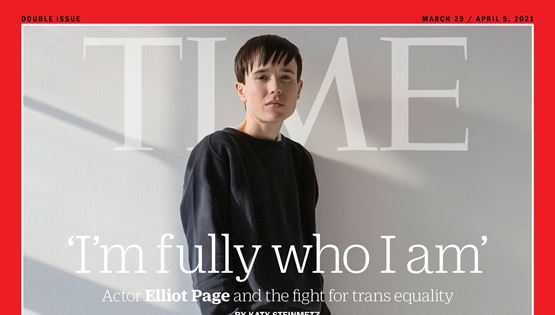 O Elliot Page γίνεται ο πρώτος τρανς άντρας στο εξώφυλλο του Time