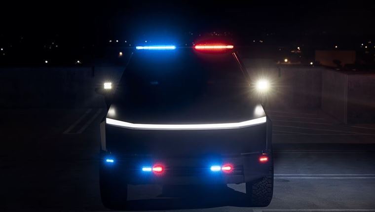 Το Tesla Cybertruck ως περιπολικό της αστυνομίας